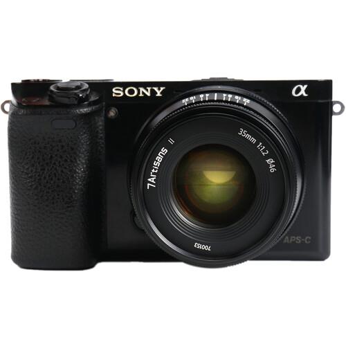 7Artisans 35mm f/1.2 Mark II Lens Sony E için (Siyah)
