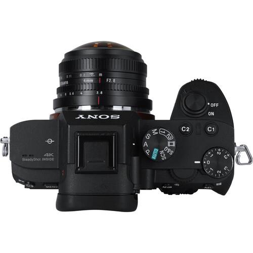 7Artisans 4mm f/2.8 Circular Fisheye Lens for Sony E