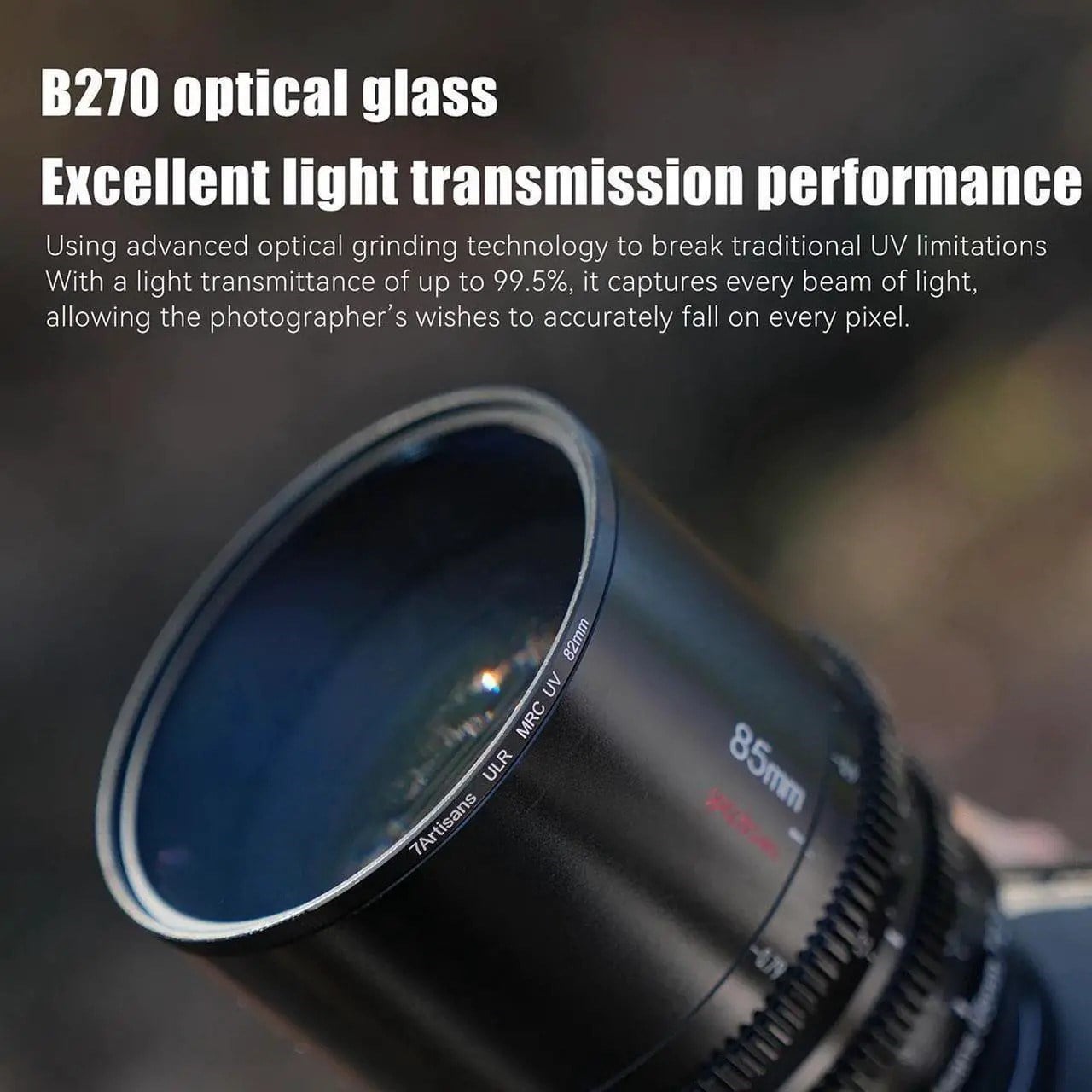 7artisans 58mm ULR Ultra-Low Reflection MRC UV Filtre