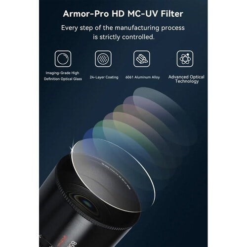 7Artisans Armor Pro HD MC UV Filtre (62mm)