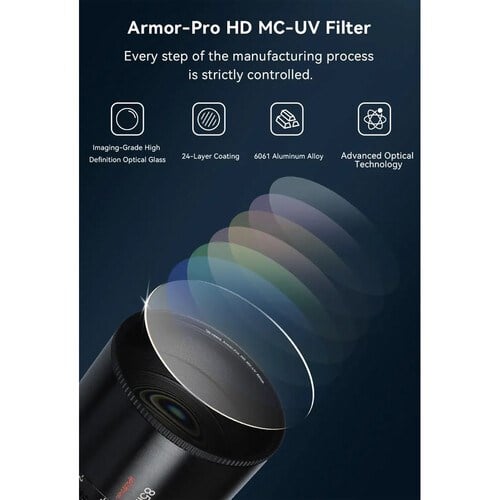 7Artisans Armor Pro HD MC UV Filtre (62mm)