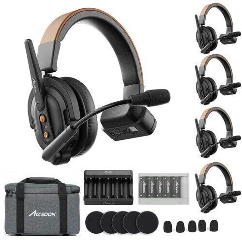 Accsoon CoMo SE Full-Duplex 5-Person Wireless Intercom System (2.4 GHz)