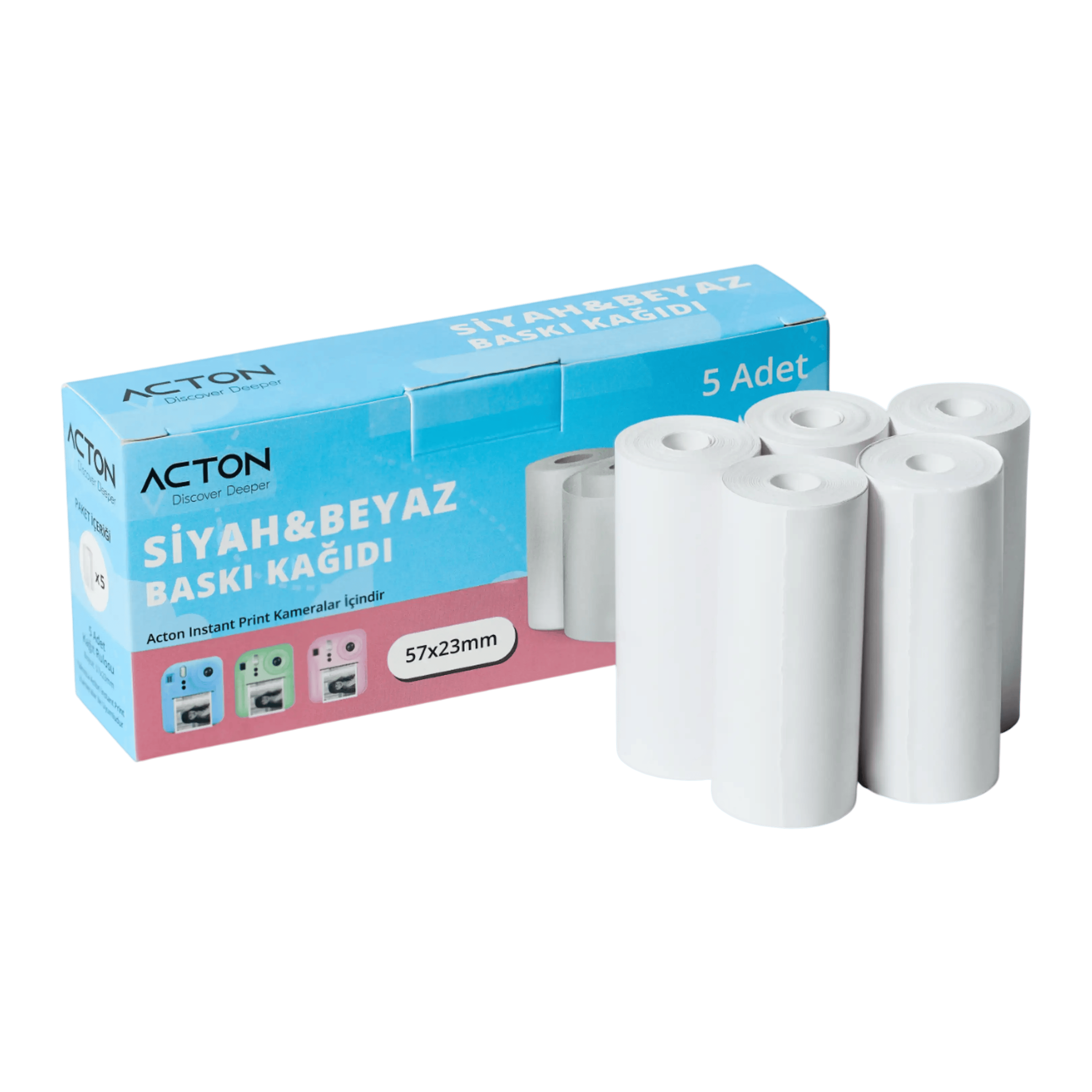 ACTON Instant paper roll (5 Ruloluk Paket)