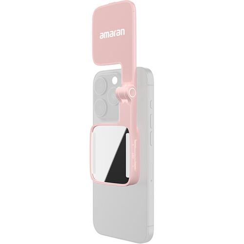 Aputure Amaran Go MagSafe Mobil LED Işık (Pembe)