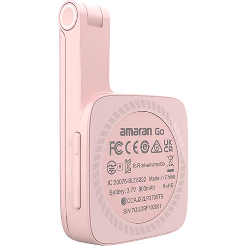 Aputure Amaran Go MagSafe Mobil LED Işık (Pembe)