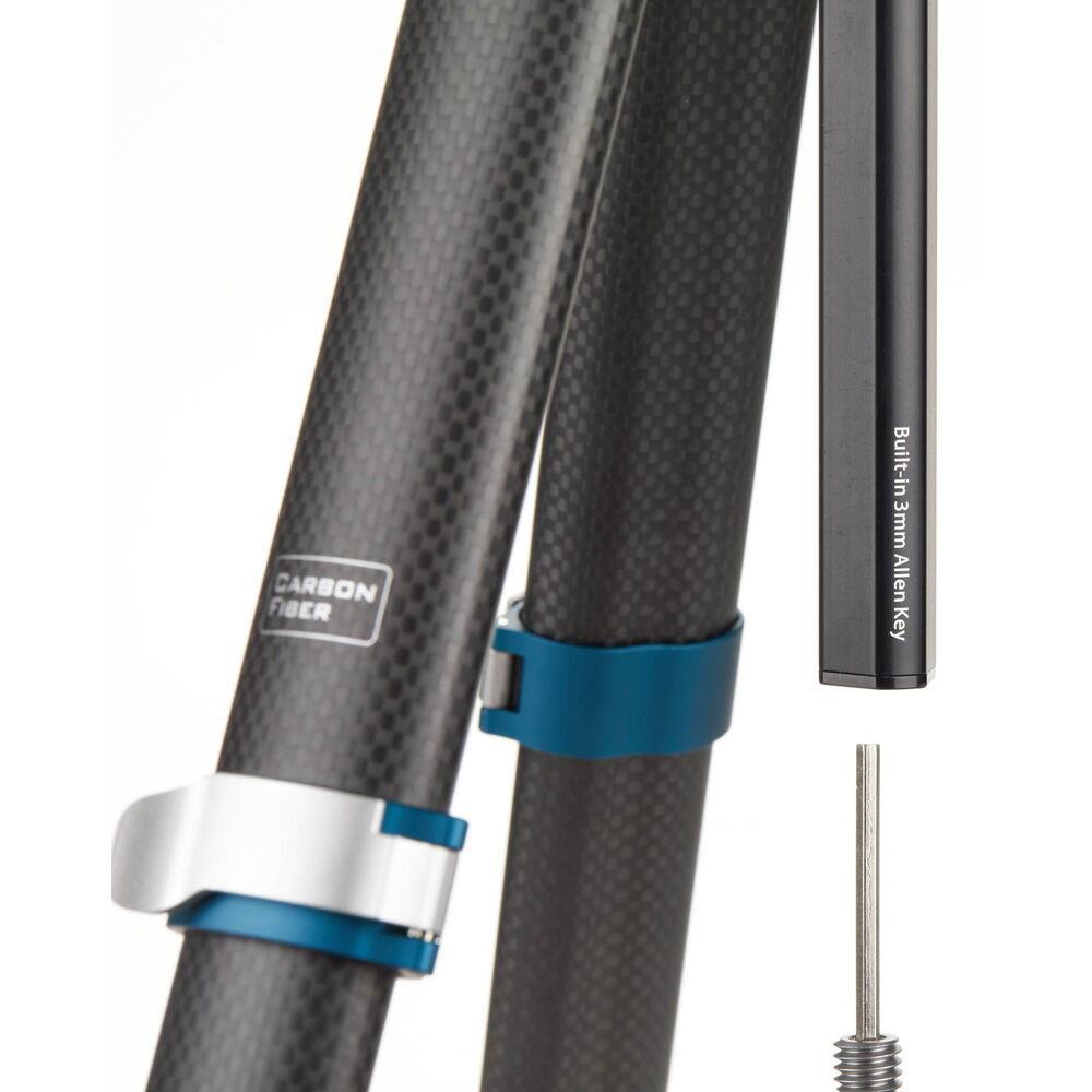 Benro CyanBird 2'si 1 arada Karbon Foto/Video Tripod Kiti
