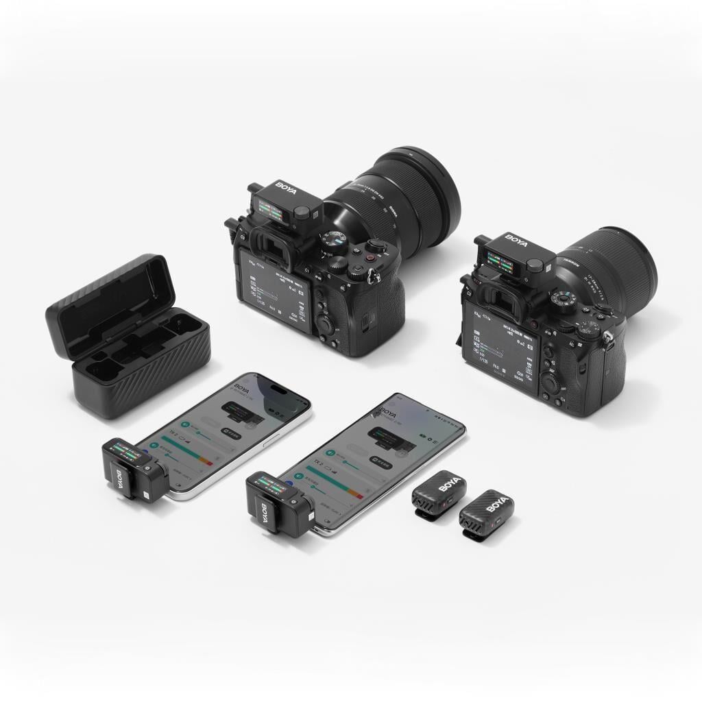 BOYA BOYAMIC 2 AI Creator Edition Çift Kişilik Kablosuz Yaka Mikrofonu