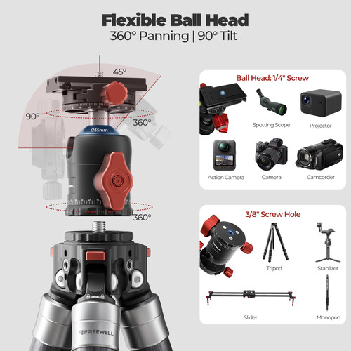 Freewell 5-in-1 Real Multi Tripod