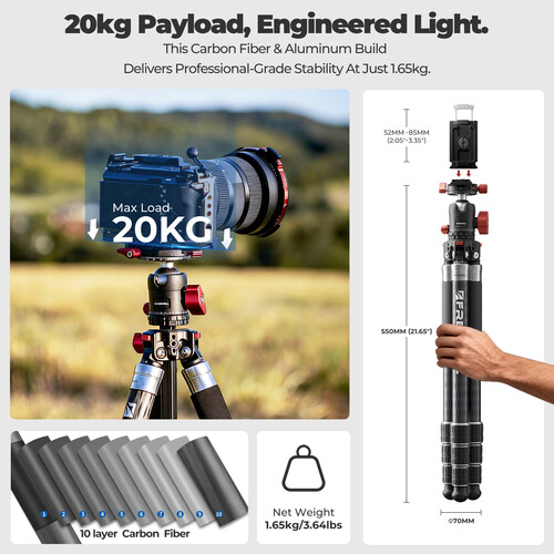 Freewell 5-in-1 Real Multi Tripod