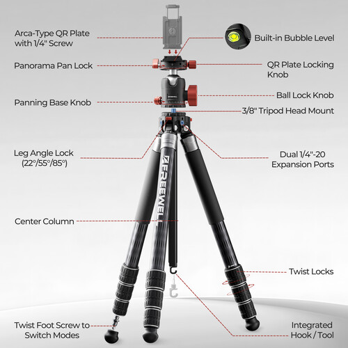 Freewell 5-in-1 Real Multi Tripod