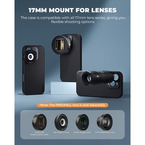 Freewell Pro Filmmaker Case for iPhone 15 Pro