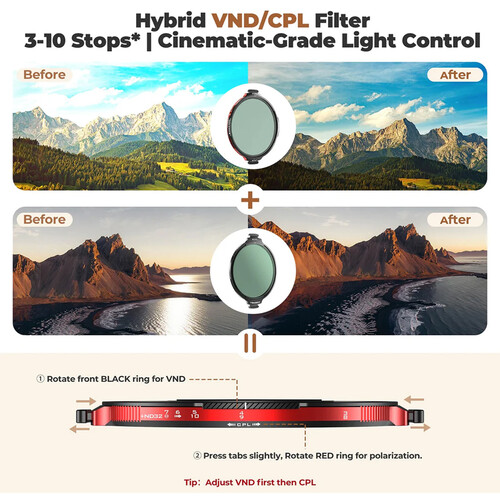 Freewell Real Locking VND/CPL Filter All Day Kit (82mm)