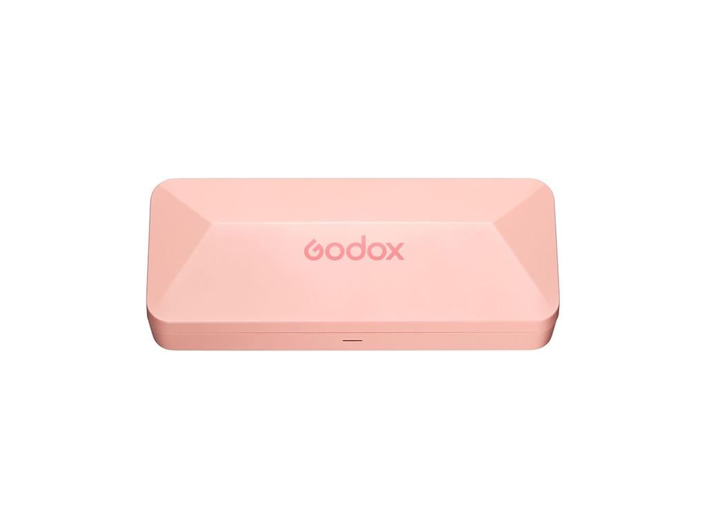 Godox MoveLink Mini Kablosuz Mikrofon Kit2 (Apple Uyumlu/Pembe)