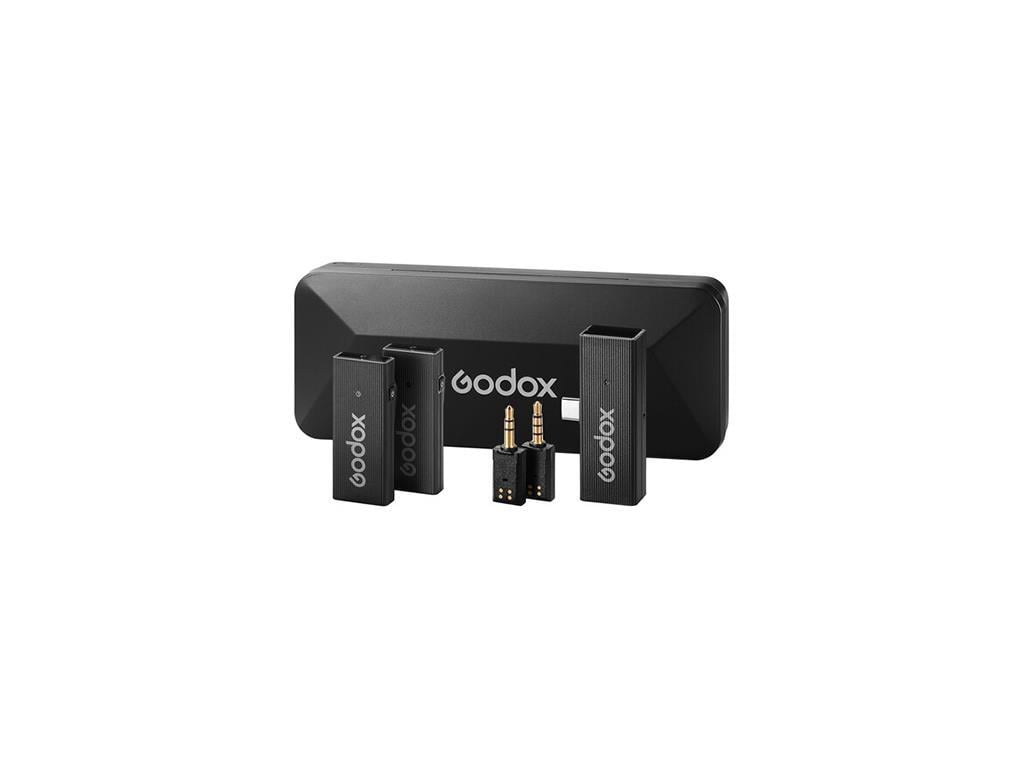 Godox MoveLink Mini Kablosuz Mikrofon Kit2 (Type-C Uyumlu/Siyah)