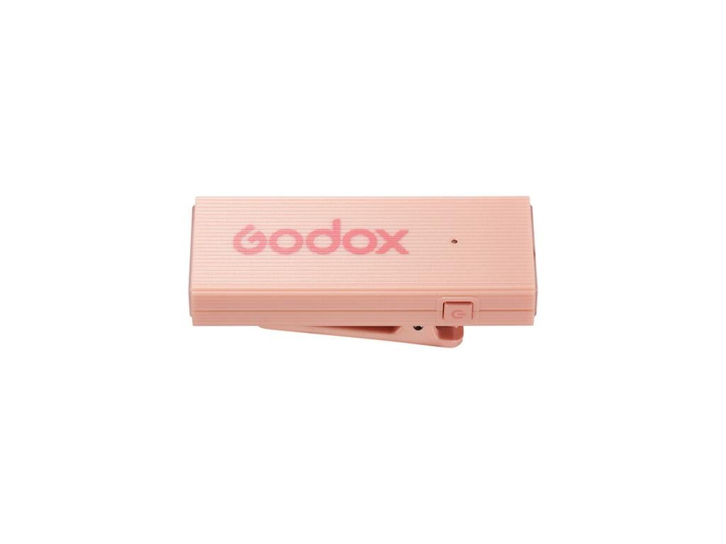 Godox MoveLink Mini Kablosuz Mikrofon Kit2 (Apple Uyumlu/Pembe)