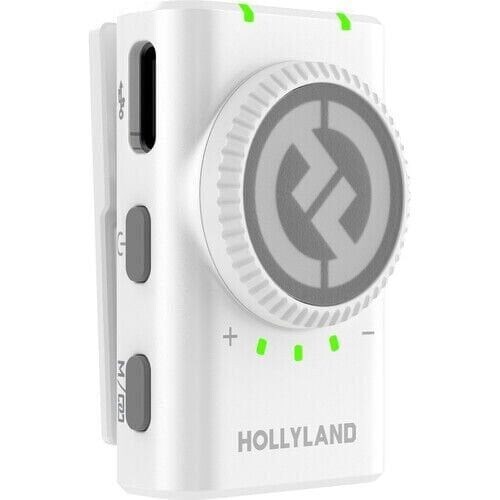 Hollyland Lark M2 Combo Wireless Yaka Mikrofonu (Beyaz)