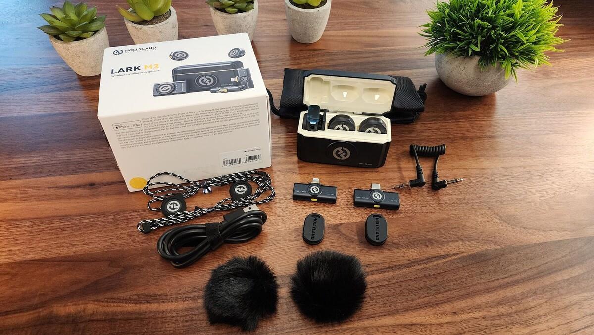 Hollyland Lark M2 Combo Wireless Yaka Mikrofonu