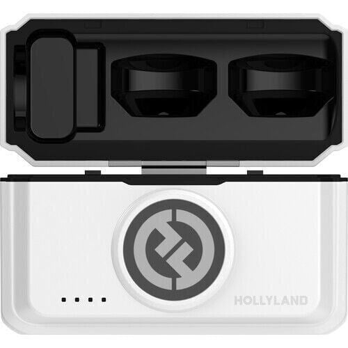 Hollyland Lark M2 Combo Wireless Yaka Mikrofonu (Beyaz)