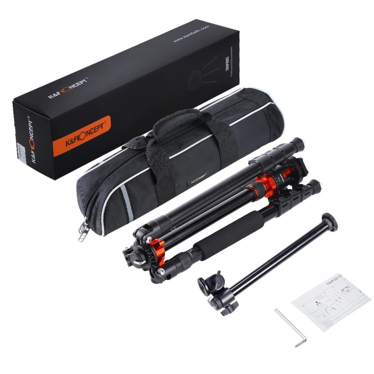 K&F Concept K234A7+BH-28L+Uzatma Kol Kitli Tripod