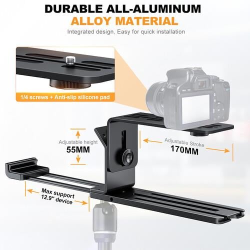 LENSGO TC12 Teleprompter for Select (Kamera ve iPad'ler için)