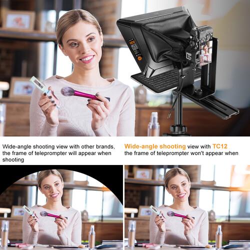 LENSGO TC12 Teleprompter for Select (Kamera ve iPad'ler için)