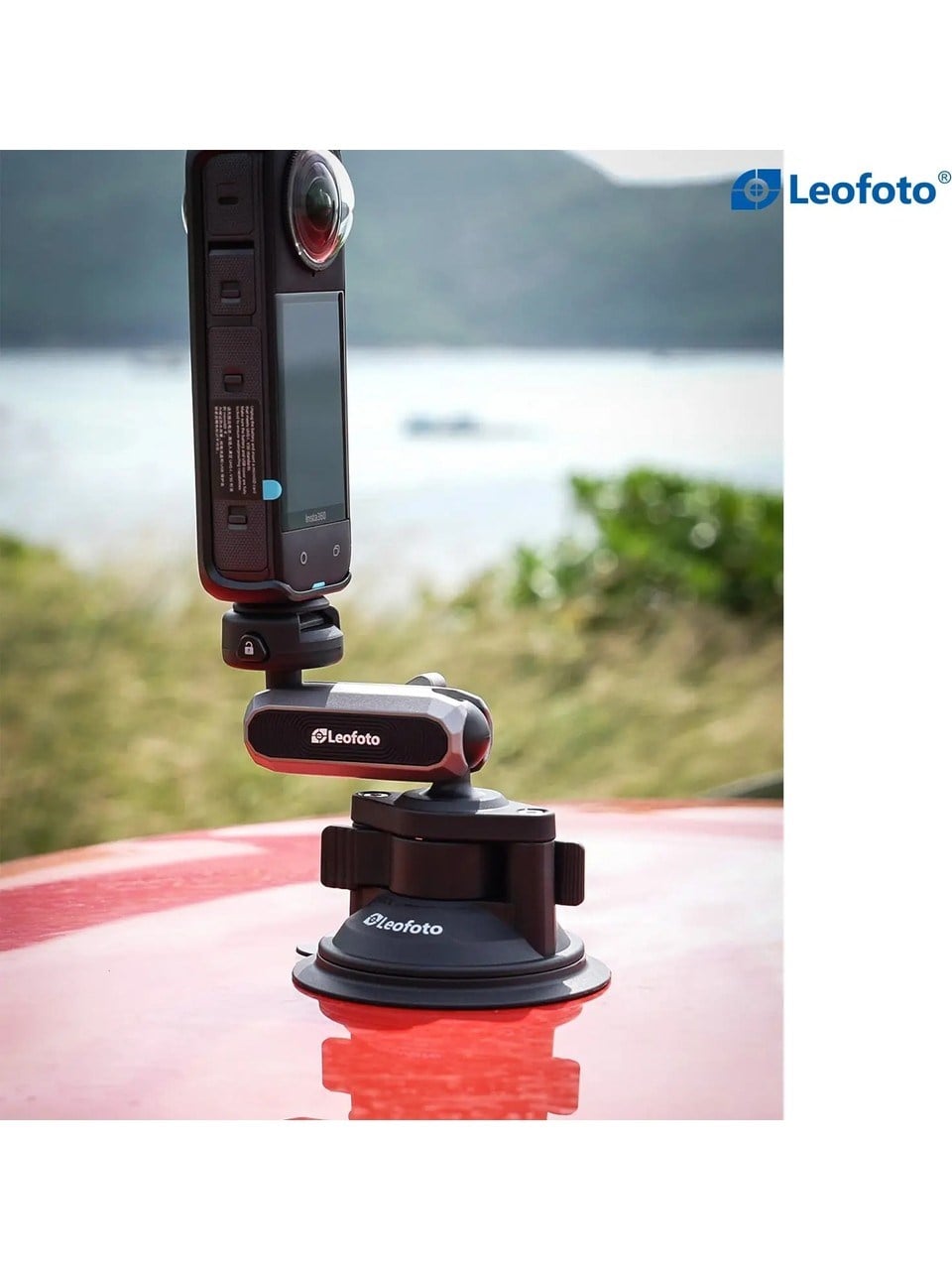 Leofoto Lac-04 Vantuzlu Aksiyon Kamera Aparatı