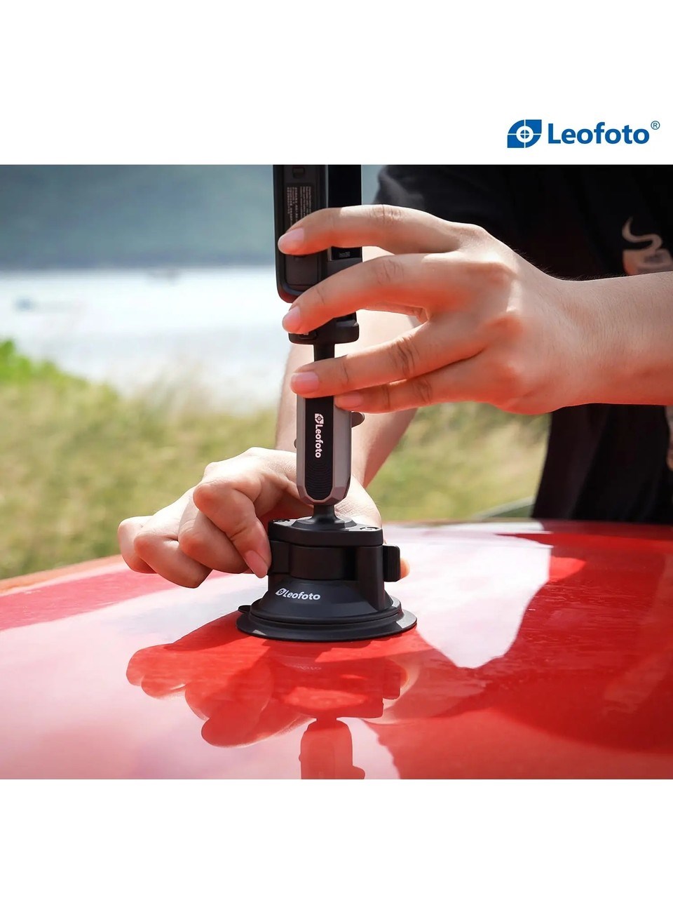 Leofoto Lac-04 Vantuzlu Aksiyon Kamera Aparatı