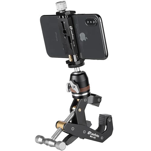 Leofoto MC-50 Çok Amaçlı Kelepçe Clamp