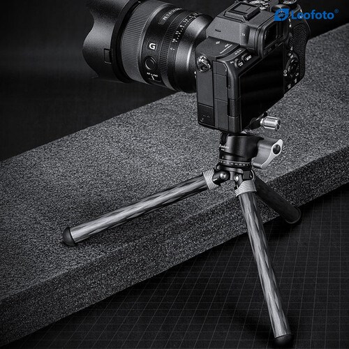 Leofoto MT-02C+LH-22 Karbon Fiber Mini Tripod Siyah