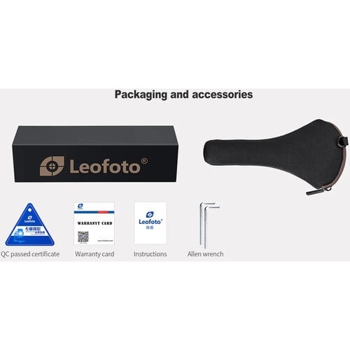 Leofoto MT-02C+LH-22 Karbon Fiber Mini Tripod Siyah