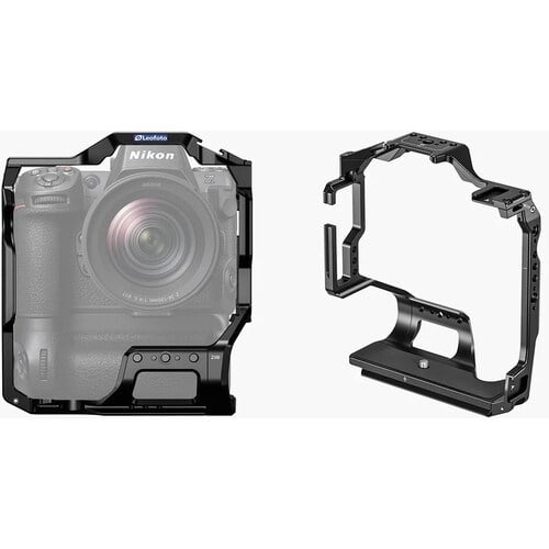 Leofoto Z8B Nikon Z8 Battery Grip ile Takılabilen Kamera Kafesi