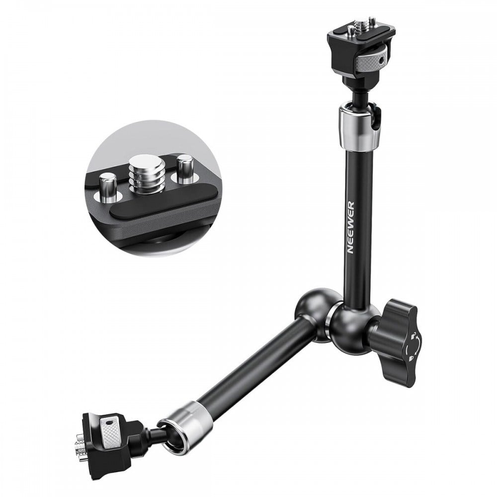 Neewer Adjustable Friction Magic Arm with Quick Release Plate (11