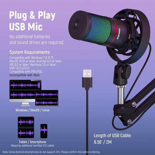 Neewer CM25 USB Gaming Microphone Kit