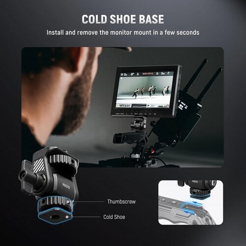 Neewer MA019 Cold Shoe Monitör Bağlantısı