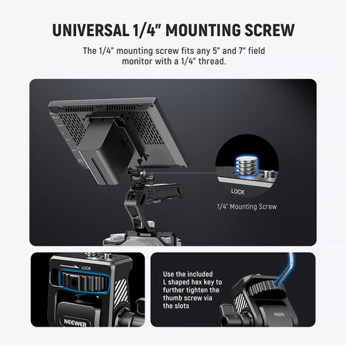 Neewer MA019 Cold Shoe Monitör Bağlantısı