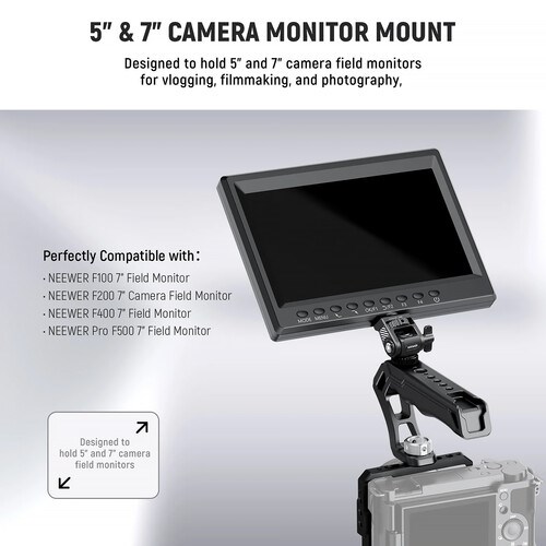 Neewer MA019 Cold Shoe Monitör Bağlantısı