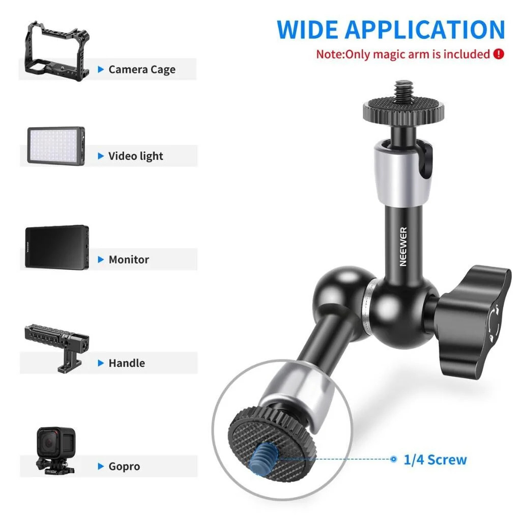 Neewer ST-15 5.9 15cm 1/4 Vidalı Magic Arm