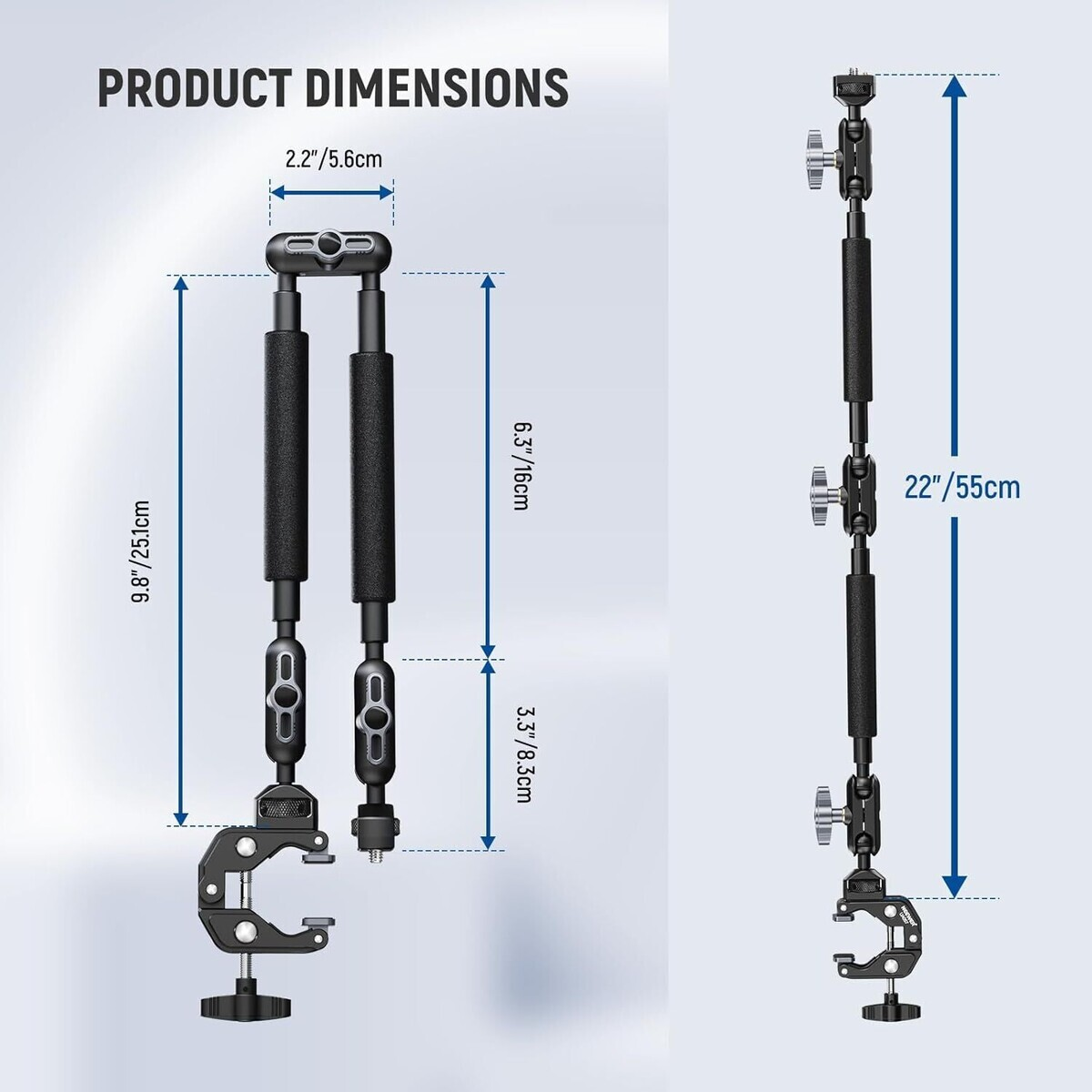 Neewer ST-15 5.9 15cm 1/4 Vidalı Magic Arm
