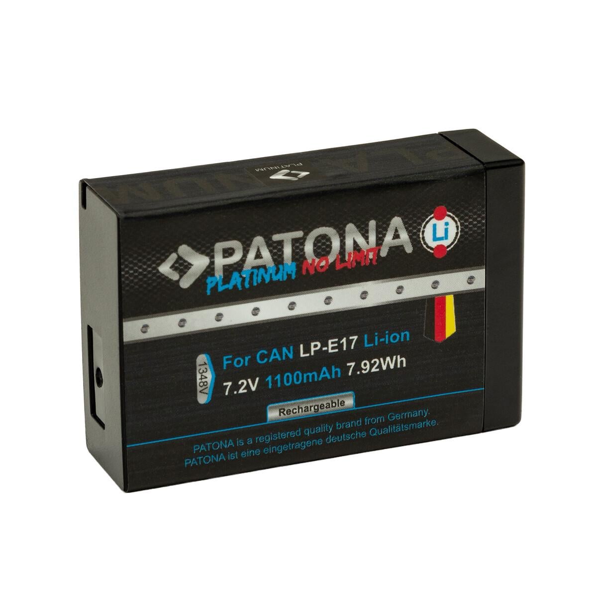 PATONA Platinum Battery    Canon LP-E17 