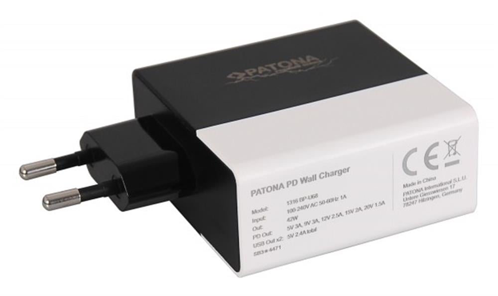 PATONA Premium Battery f. Sony BP-U68 BP-U65 BP-U60 6900mAh inkl. D-Tap und USB-ports with additional PD-Charger USB-C/USB