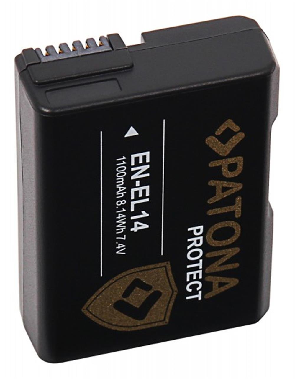 PATONA PROTECT Battery fully decoded f. Nikon EN-EL14 Coolpix P7800 P7700 P7000 D5300