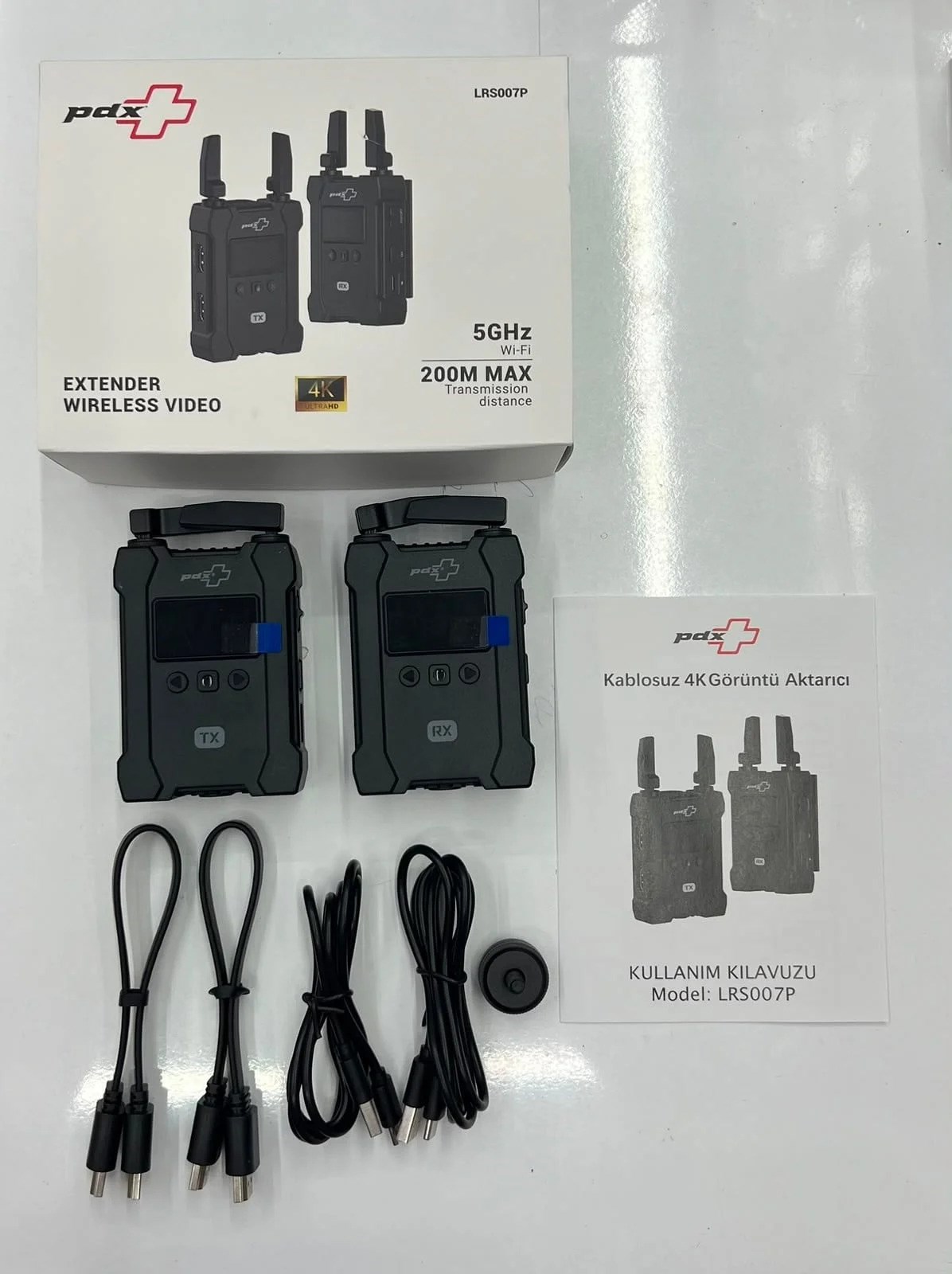 PDX LRS007P Kablosuz 4K Görüntü Aktarım Cihazı