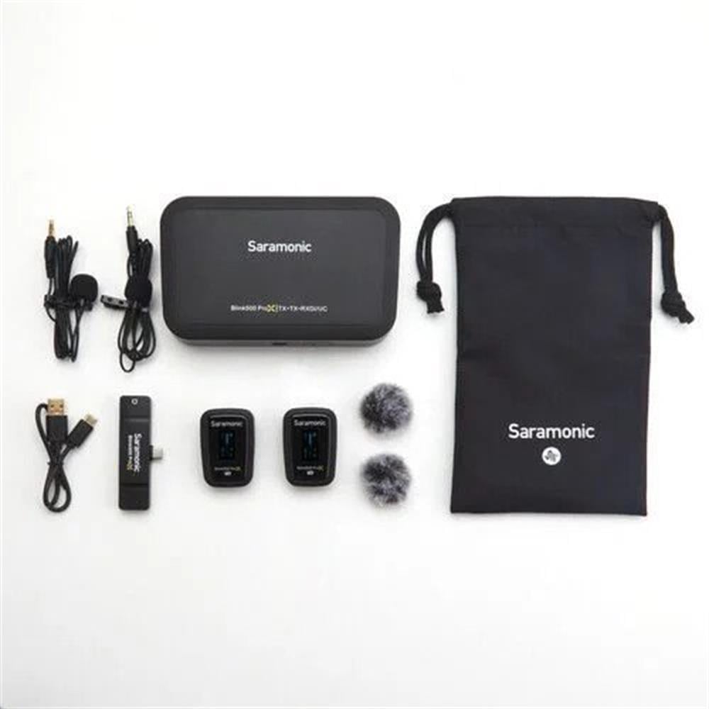 Saramonic Blink 500 ProX B6 USB-C 2,4 GHz İkili Yaka Mikrofonu