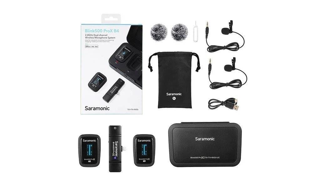 Saramonic Blink500 ProX B4 Kablosuz İkili Mikrofon