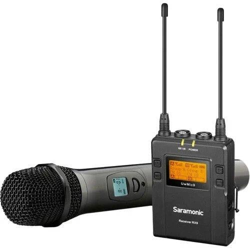 Saramonic UwMic9 Kit4 RX9+HU9 Kablosuz El Mikrofonu