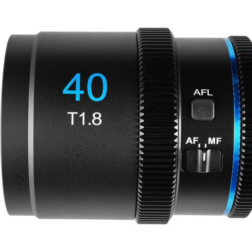 Sirui 40mm T1.8 1.33x S35 AF Anamorphic Lens (Fuji X, Blue Flares)