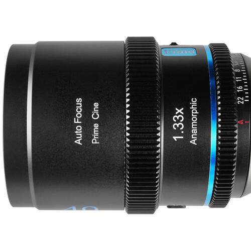 Sirui 40mm T1.8 1.33x S35 AF Anamorphic Lens (Fuji X, Blue Flares)