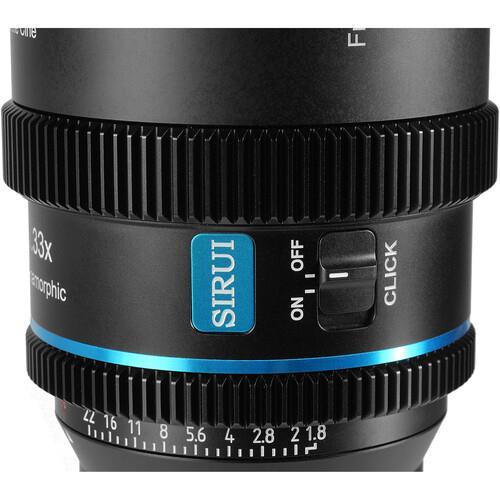 Sirui 40mm T1.8 1.33x S35 AF Anamorphic Lens (Fuji X, Blue Flares)