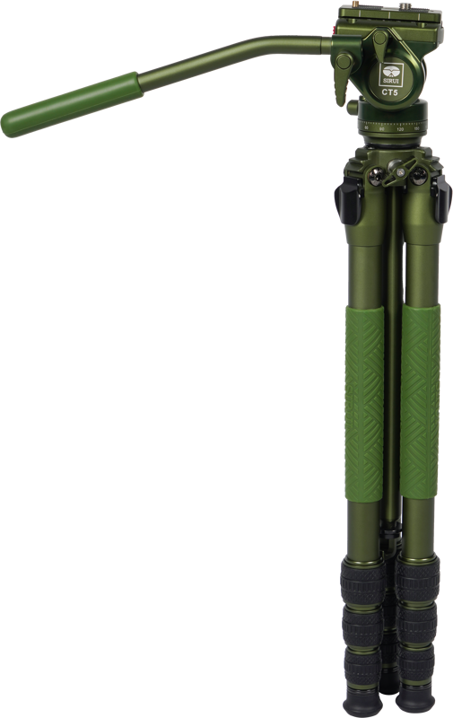Sirui Pilot Series Alu Tripod CT04+CT5 Videohead (Green)
