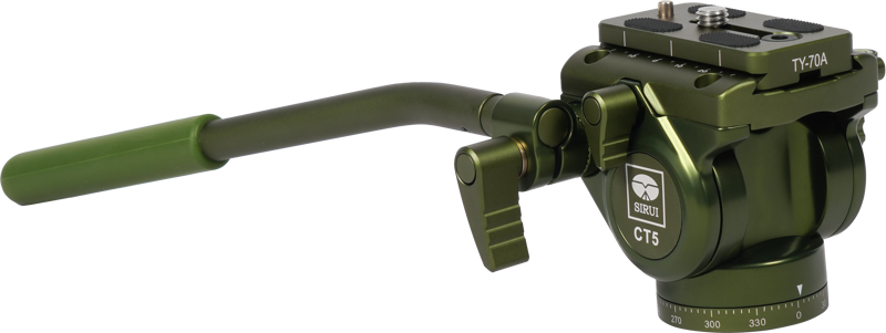 Sirui Pilot Series Alu Tripod CT04+CT5 Videohead (Green)